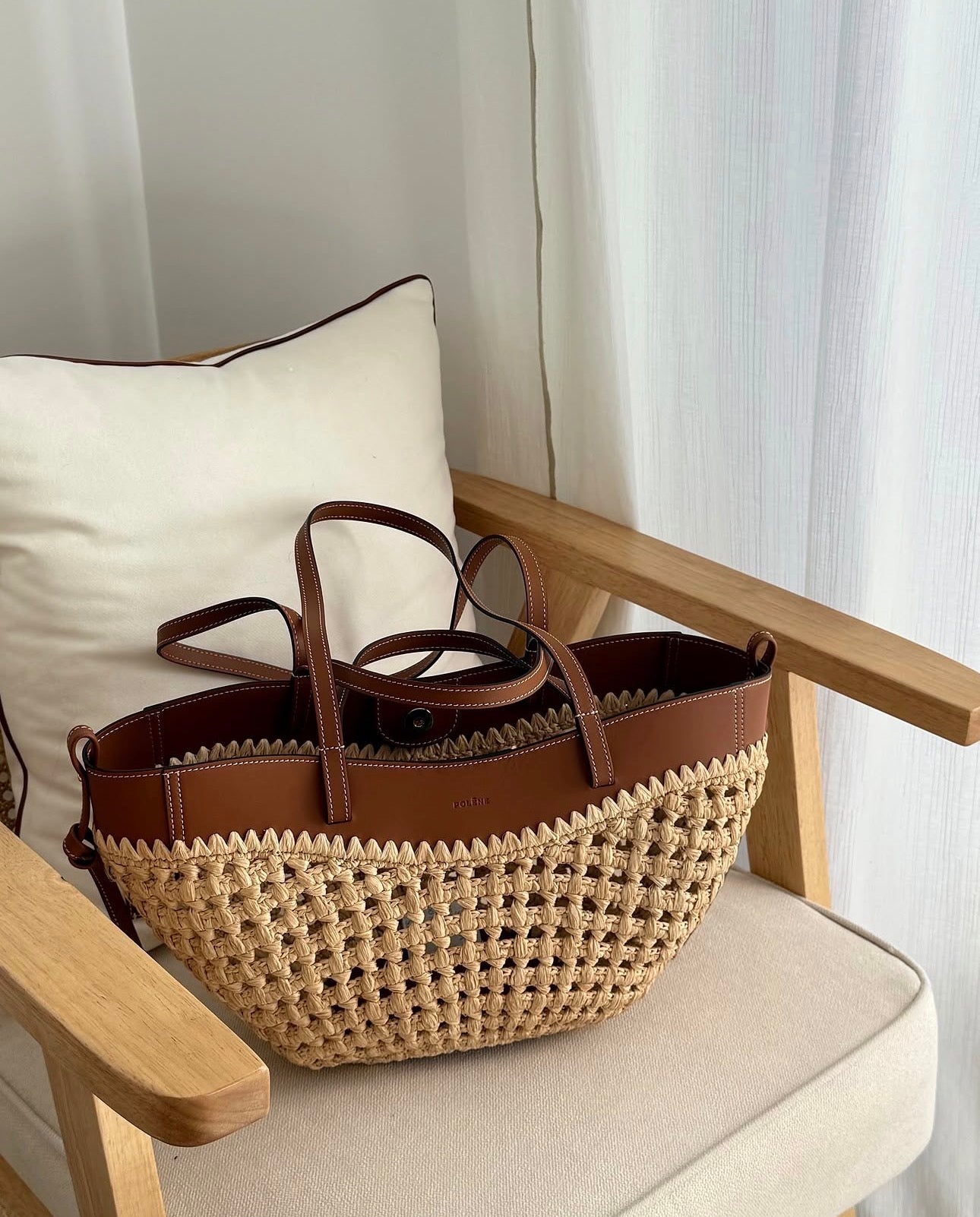 Sac Polène Cyme Raphia Grand modèle